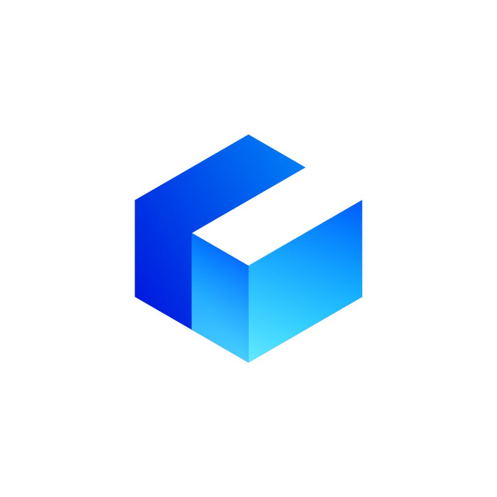 Cube logo primary gradient