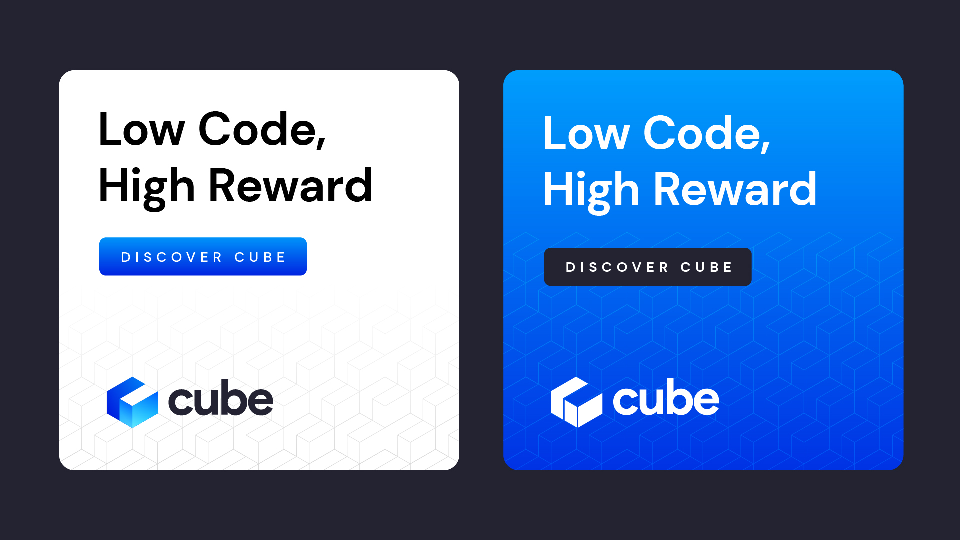 Cube logo brand identity post